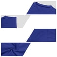 thumbnail image 5 of Domuza Mens Casual Tank Tops Vintage Wash Breathable Sleeveless Crew-Neck Solid T-Shirts Summer Gym Workout Beach Cotton Tops Royal Blue XL, 5 of 5