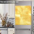 thumbnail image 4 of Dailycode Dishwasher Magnet Cover Magnetic Fridge Door Cover Home Kitchen Decor, Golden Yellow Watercolor, 23"x 26", 4 of 6
