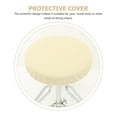 thumbnail image 5 of 2pcs Stool Covers Fabric Round Elastic Chair Covers Stretchy Washable Stool Seat Slipcover, 5 of 7