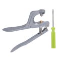 thumbnail image 2 of Plier Badminton Racket Trumpet Plier Portable Grommet Eyelet Plier Clamp Tool with Screwdriver for Installation Grommets, 2 of 7