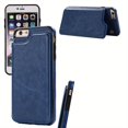 thumbnail image 1 of Premium Leather Flip Wallet Case with Card Slots & Magnetic Closure for Apple iPhone 6/7/8/X/XS/Plus, 1 of 5