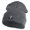 Charcoal, variant on Classic 1918 Koko Clown Embroidered 12" Solid Long Beanie - Black OSFM