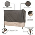 thumbnail image 3 of Modern Leisure Renaissance Patio Swing Cover, 81"L x 52"W x 70"H, Gray, 3 of 11