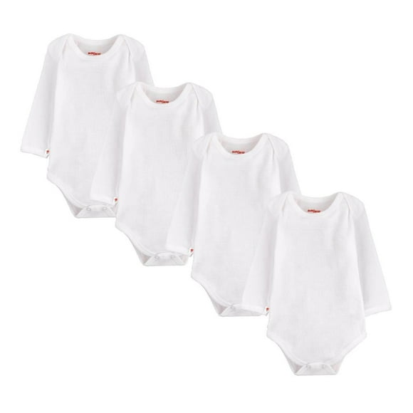 Pañalero Baby Creysi One For You Para Bebé Manga Larga Paquete de 4 Piezas