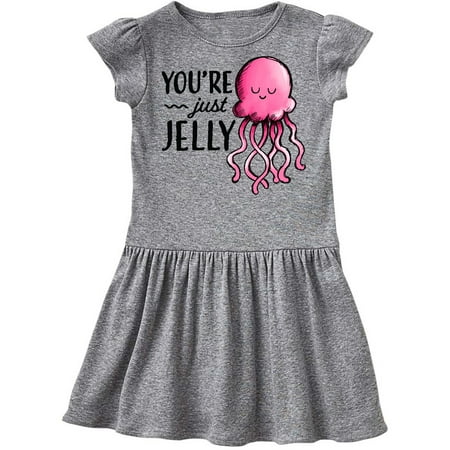 

Inktastic You re Just Jelly with Pink Jellyfish Gift Toddler Girl Dress