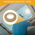 thumbnail image 3 of 1 Pc 0.8 Inches x 60.1 Yards Universal Painters Tape - DIY Car Auto Paint for Masking Tape No Residue - Crepe Paper Brown, 3 of 7