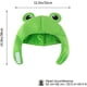 thumbnail image 3 of Lindo sombrero de rana de peluche Bufanda Gorro Orejas Sombrero de esquí de invierno Sombrero completo Novedad Vestido de fiesta Cosplay Disfraz Verde Adepaton WRLF-224, 3 of 6