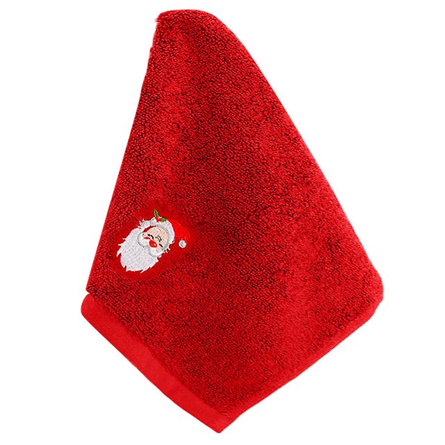 Toalla de mano navideña, toalla de 13 x 18 pulgadas, toallas de algodón puro, decoración de baño