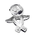 thumbnail image 3 of Bulk Angel Dark Blue Ribbon Awareness Pins (25 Pins), 3 of 3