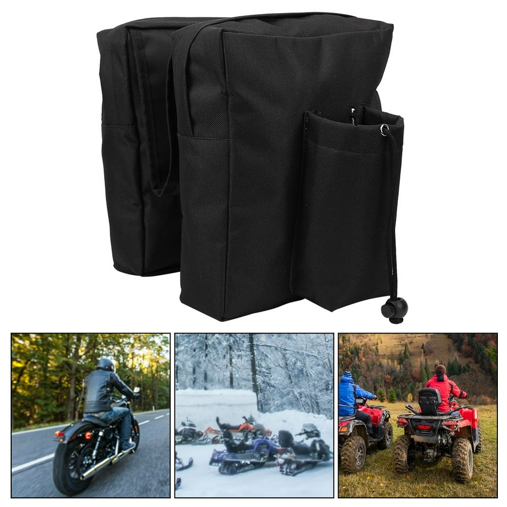 Ccdes ATV Tank Bag,Durable Universal ATV Tank Saddlebag Storage Saddle