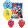 thumbnail image 2 of 12 inch Qualatex Superman (6 Pk) Latex Balloons (6 Pack) - Party Supplies Decorations, 2 of 2