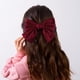 thumbnail image 4 of Lazo para el cabello grande, 2 pinzas para el cabello con lazo para mujeres y niñas, pasadores para el cabello con lazo rojo, accesorios para el cabello con lazo de satén para mujeres por, 4 of 5
