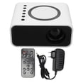 thumbnail image 1 of Mini Portable Projector Full High Definition 1080P LED Projector Home Theater Movie Projector for IOS for Android Laptop White EU Plug, 1 of 5