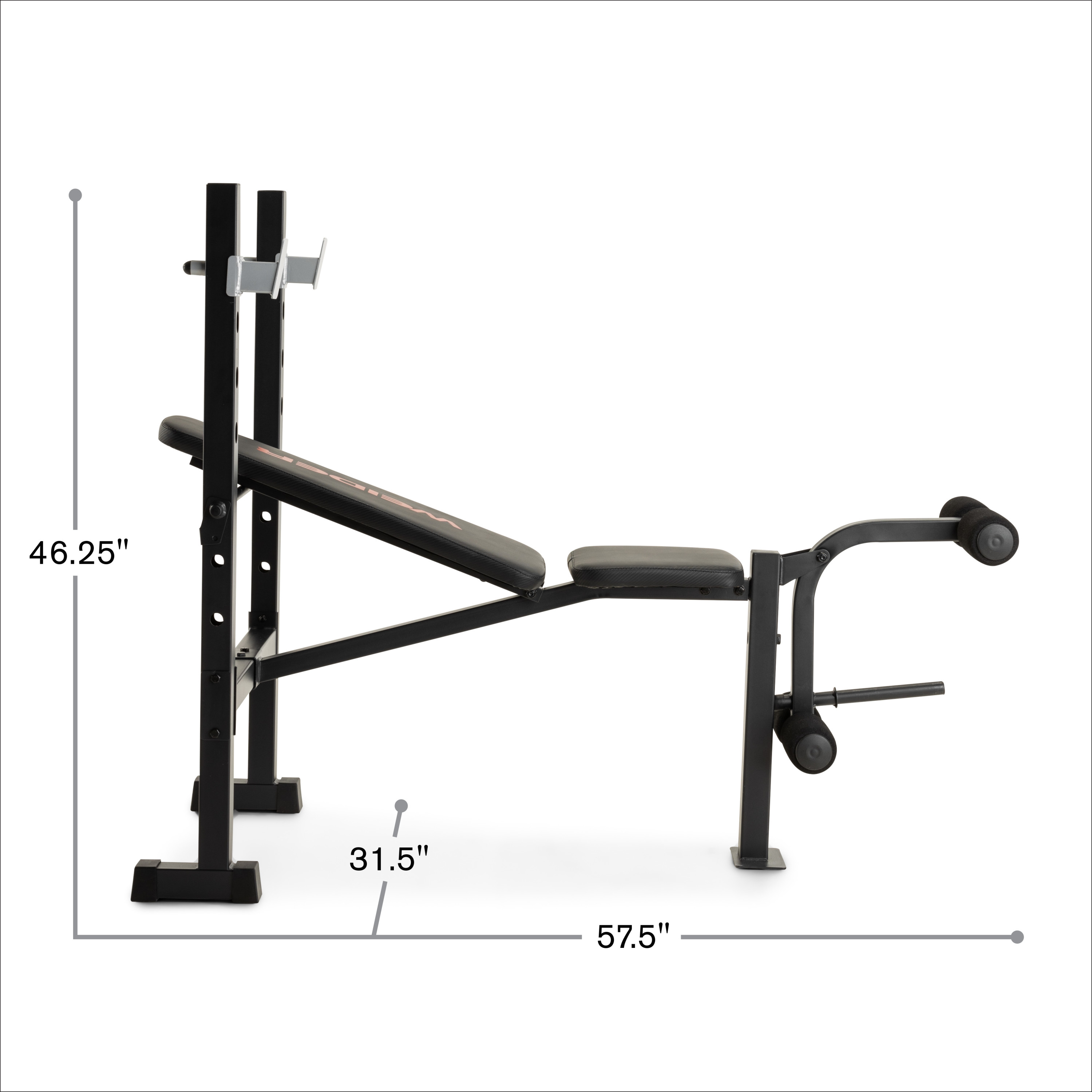 Weider Legacy Standard Bench and Rack, 410 Lb. Total Weight Capacity - image 2 of 23