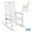 CLASSIC WHITE, variant on Ciokea Outdoor Gray Rocking Chair All-Weather HDPE Oversize Porch Rocker Chairs for Patio Garden Backyard