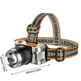thumbnail image 5 of Yaoyar USB Rechargeable LED Head Lamp HeadLamps for Adults, Camping, Outdoors & Hard Hat Work Fishing Lamp, 5 of 9