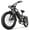 Black, variant on Baicycle A03 Peak 1200W Electric Bike, 20" Fat Tire All-Terrain Bikes, 48V 13Ah 28mph Ebike for Adults Full Suspension UL2849