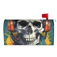thumbnail image 3 of Fotbe Modern Hip-Hop Skull Mailbox Covers Post Letter Box Cover Garden Decor Standard Size-21x18 in, 3 of 9