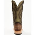 thumbnail image 5 of Tanner Mark Men's Exotic Caiman Tall Western Boot Broad Square Toe Brown 8 D(M) US, 5 of 7