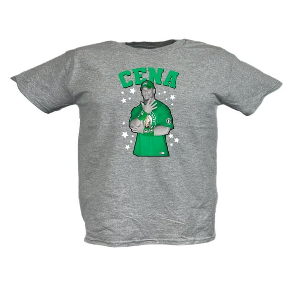 John Cena WWE Stars Boys Kids Grey T-shirt YXL