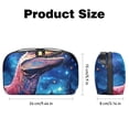 thumbnail image 5 of Dinosaur Oxford Fabric Waterproof Digital Bag Cable Organizer Travel Small Holder for Charger, Hard Drive - 5.9x9.44x3.14 in., 5 of 6