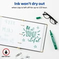 thumbnail image 4 of Avery Marks A Lot Permanent Markers, Large Desk-Style, 12 Green (08885), 4 of 10