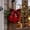 Red, variant on BZGTZT Giant Christmas Vintage Bells, Metal Jingle Christmas Decorations with Bow, Outdoor Winter Holiday Party Ornaments for Garden Yard Patio Decor