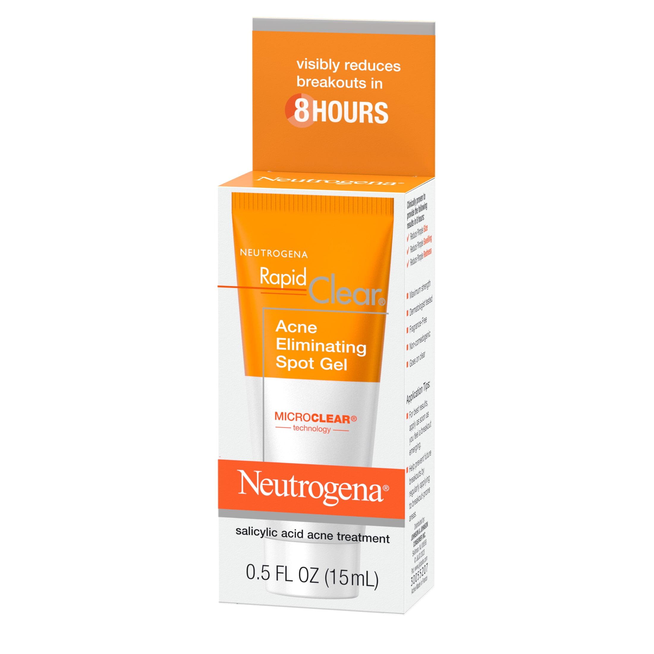ADJUVANT CLEAR GEL 150g ×2 Neutrogena Rapid Clear Acne Eliminating Spot Treatment Gel, 0.5 fl