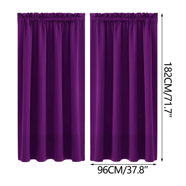 TIMIFIS Thermal Insulated Blackout Curtains for Bedroom with Black Liner Solid Colour Blackout Curtains for Living Room Kitchen Window Curtains