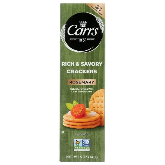 Pack of 12, Carrs Rosemary Crackers, 5 oz