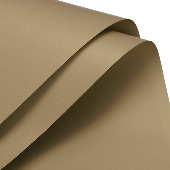 Unique Bargains Pack of 10 Pearlescent Film Flower Wrapping Paper 22.8x22.8 Inch Waterproof Brown