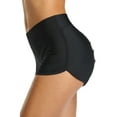 thumbnail image 3 of BeautyIn Swim Bottom for Women Tankini Shorts Tummy Control Black Swimwear Trunks, 3 of 6
