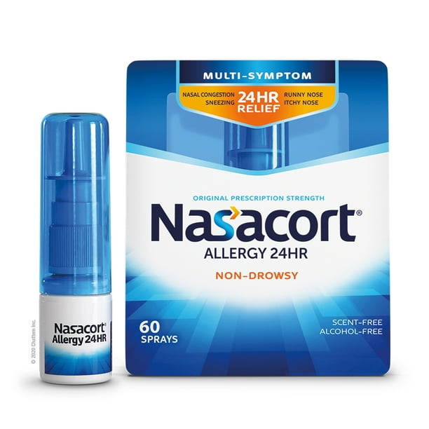 Nasacort Allergy 24HR Nasal Spray (60 Sprays, .37 Oz)
