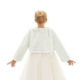 thumbnail image 5 of Kids Dress Cover Up Winter Shawl Wrap Lovely Jackets Outwear Soft Satins Lined, 5 of 14