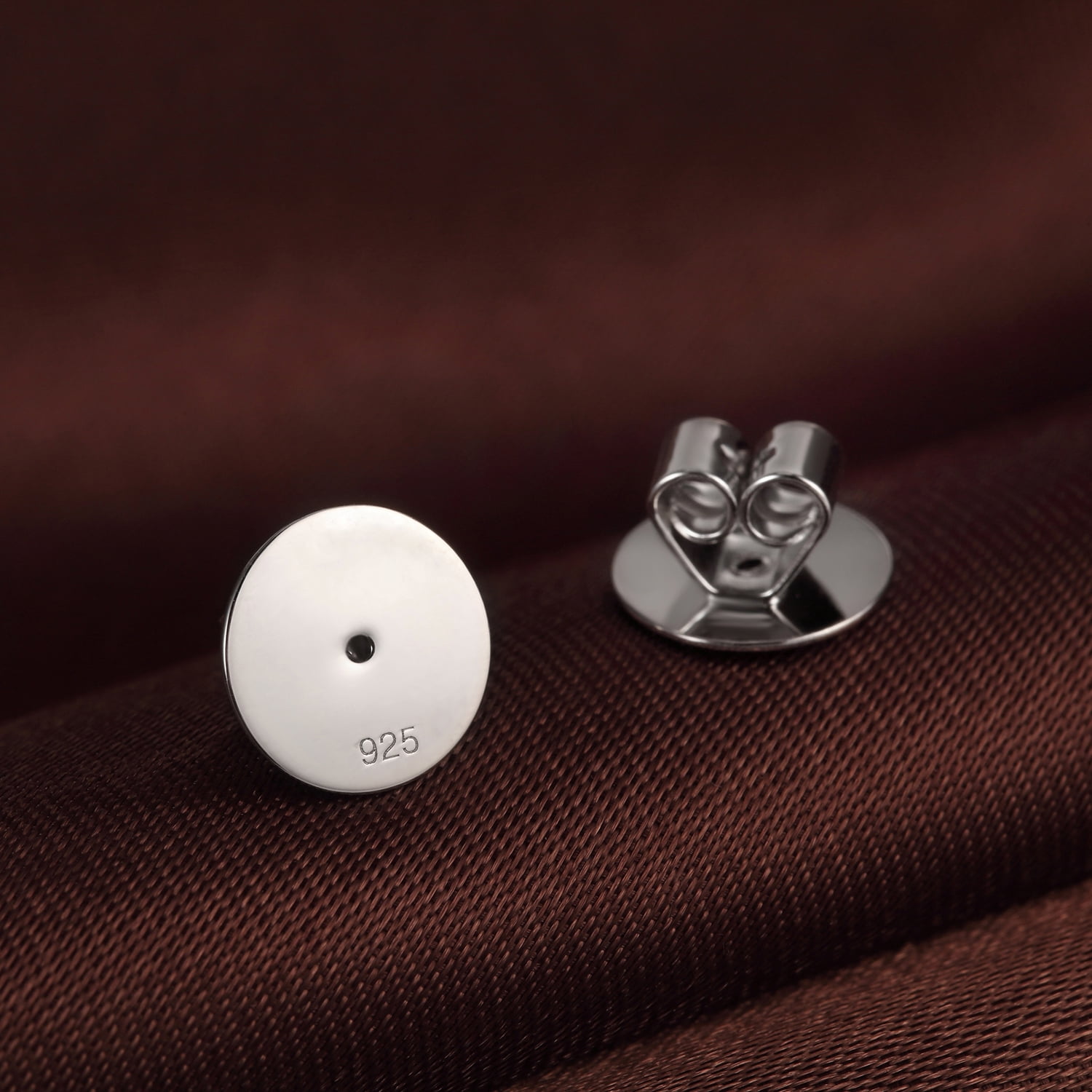 Jiamiaoi Earring Backs Locking Earring Backs for Studs 925 Sterling Silver Earring Backs Lifters Replacement Earring Backs Butterfly Clasp for Studs