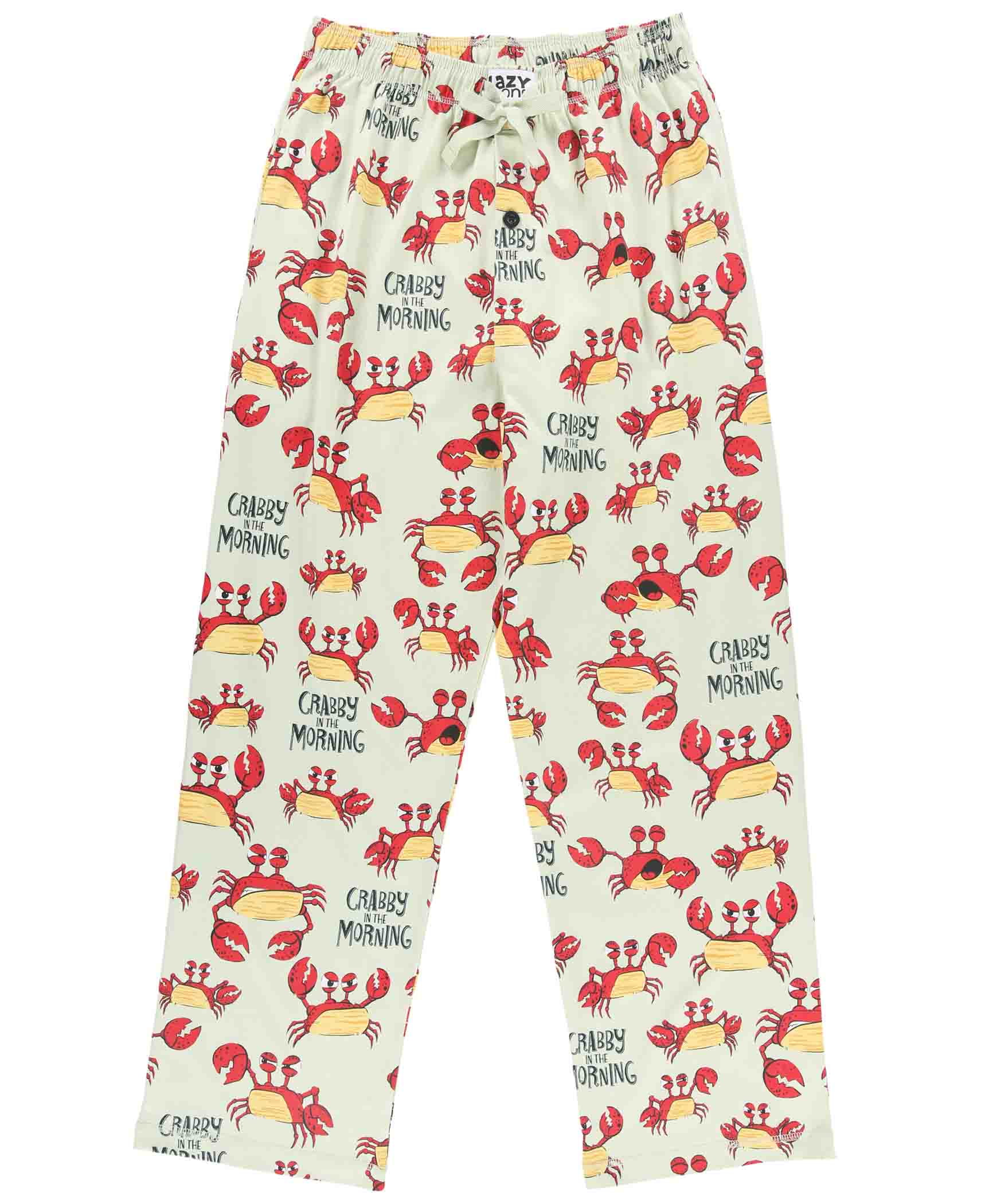 LazyOne Animal Pajama Pants for Men, Male Pajamas, Out Cold