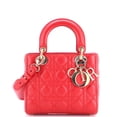 thumbnail image 1 of Pre-Owned My Lady Dior Bag Cannage Quilt Lambskin By Rebag, 1 of 7
