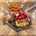 thumbnail image 4 of Kitchen Organizer Rack 3-Tier Seasoning Vegetable Fruit Rack Removable Stand Storage Rack, 4 of 5