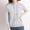Gray, variant on lulshou Women's Long Sleeve Drawstring Hoodies Sweatshirt Casual Loose Lightweight Pullover Tops with Pocket, Green L