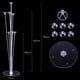 thumbnail image 2 of 4 Sets transparent Balloon Stand Kits, Balloon Sticks Holder very easy to disassemble and reuse (balloon not included), 2 of 4