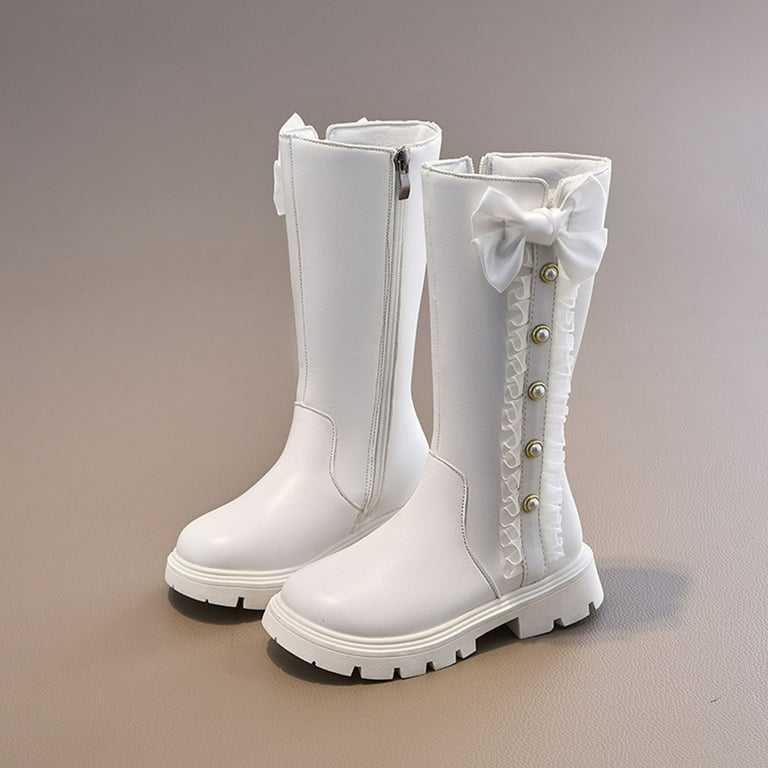 Splozh Kids Boots for Girls Kids Girls Knee High Boots Tall