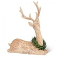 thumbnail image 2 of Set of 4 Laying Deer With A Wreath Figurine, 2 of 2