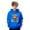 Blue1, variant on Tiweut Boys Girls Highland Cow Hoodies Sherpa Lined Cute Long Sleeve Pullover Western Sweatshirt Tops,Black,2-3 Y