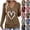 A174 Coffee, variant on Valentines Long Sleeve Shirts for Women V Neck Heart Graphic T Shirt Dressy Casual Work Tshirts Summer Fashion Tops Loungewear