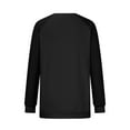 thumbnail image 7 of FAIWAD Women's Fall Winter Long Sleeve Round Neck Solid Color Cable Knit Plus Size Pullover Sweater Tops, 7 of 7