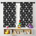 thumbnail image 5 of Blackout Kids Curtains,Black Gothic Moon Star Face Pattern Childrens Insulated Curtains Set Of 2,Bedroom Essentials,Toddler Room Decor 42x54in(106x137cm), 5 of 5