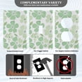 thumbnail image 3 of Yayeee Blank Wall Plate Cover 1-Gang 4.5"x2.7" Home Unused Decorative Outlet, Green Floral, 3 of 7