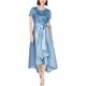 thumbnail image 1 of Vestido de Lentejuelas R&M Richards para Mujer Azul 12, 1 of 1