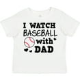 thumbnail image 3 of Inktastic I Watch Baseball with My Dad Boys or Girls Toddler T-Shirt, 3 of 5