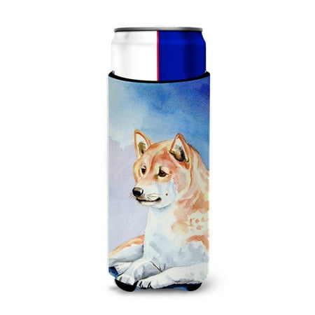

Caroline s Treasures 7135MUK Shiba Inu Ultra Hugger for slim cans Slim Can multicolor